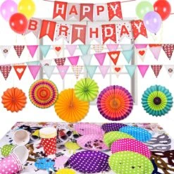 Birthday Party Decorating Kit 73pcs -Popfun birthday party decorating kit 73pcs 457857