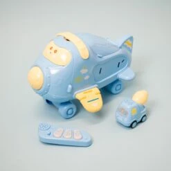Blue Cargo Airplane Playset