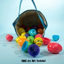 Blue Easter Bunny Basket -Popfun blue easter bunny basket 669035