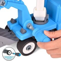 Blue Toy Construction Truck -Popfun blue toy construction truck 952940