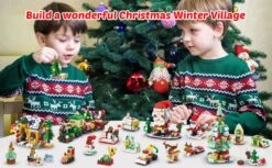 24 Sets Christmas Building Blocks Advent Calendar -Popfun building blocks christmas advent calendar 489838
