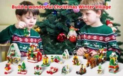 24 Sets Christmas Theme Building Blocks Advent Calendar -Popfun building blocks christmas advent calendar 527111