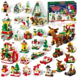 24 Sets Christmas Theme Building Blocks Advent Calendar -Popfun building blocks christmas advent calendar 746921