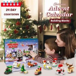 24 Sets Christmas Building Blocks Advent Calendar