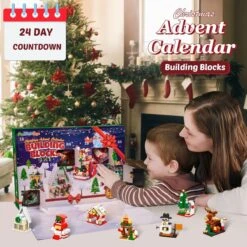 24 Sets Christmas Theme Building Blocks Advent Calendar