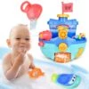 Captain Bear's Pirate Ship Set 8 Pcs -Popfun captain bears pirate ship set 8 pcs 804802