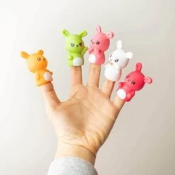 Easter Toys Chicks And Bunnies Finger Puppets (10pcs) -Popfun chicks and bunnies finger puppets 260216