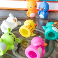 Easter Toys Chicks And Bunnies Finger Puppets (10pcs) -Popfun chicks and bunnies finger puppets 854703