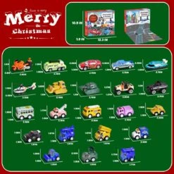 Christmas Countdown Advent Calendar With Cars -Popfun christmas countdown advent calendar with cars 679784