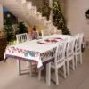 Christmas Home Decor: The Mistletoe Tablecloth