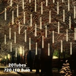 Christmas Meteor String LED Lights -Popfun christmas meteor light string led 674416