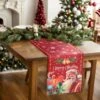 Christmas Santa Claus Table Runner -Popfun christmas santa claus table runner 269706