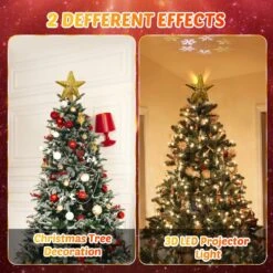 Christmas Tree Topper Projector -Popfun christmas tree topper projector 270479