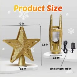Christmas Tree Topper Projector -Popfun christmas tree topper projector 356978