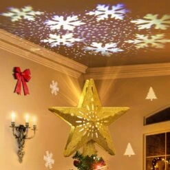 Christmas Tree Topper Projector -Popfun christmas tree topper projector 609833
