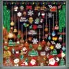 43PCS Christmas Window Cling Stickers -Popfun christmas window decorations 733213