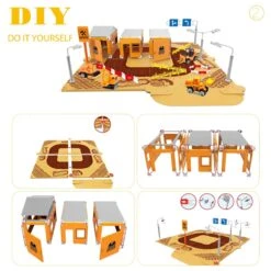 Construction Building Kit Toyset -Popfun construction building kit toyset 107648