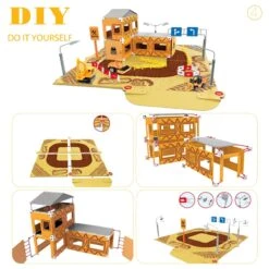 Construction Building Kit Toyset -Popfun construction building kit toyset 698038