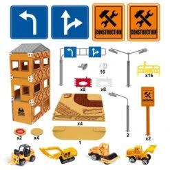 Construction Building Kit Toyset -Popfun construction building kit toyset 749990