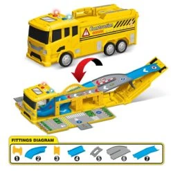 Construction Truck Carrier Toy Set -Popfun construction truck carrier toy set 218908