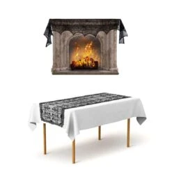 Dancing Skeleton Table Runner Set