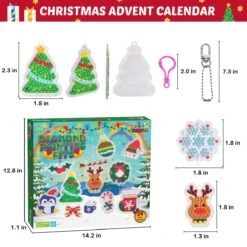 Christmas Advent Calendar: Diamond Painting Kit -Popfun diamond painting kits advent calendar 146144