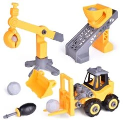 DIY Construction Bulldozer Set