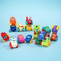 Easter Egg Cartoon Cars 18pcs -Popfun easter egg cartoon cars 160175