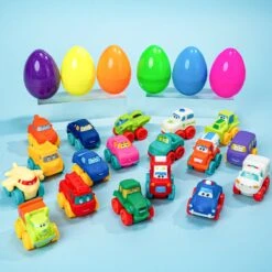 Easter Egg Cartoon Cars 18pcs