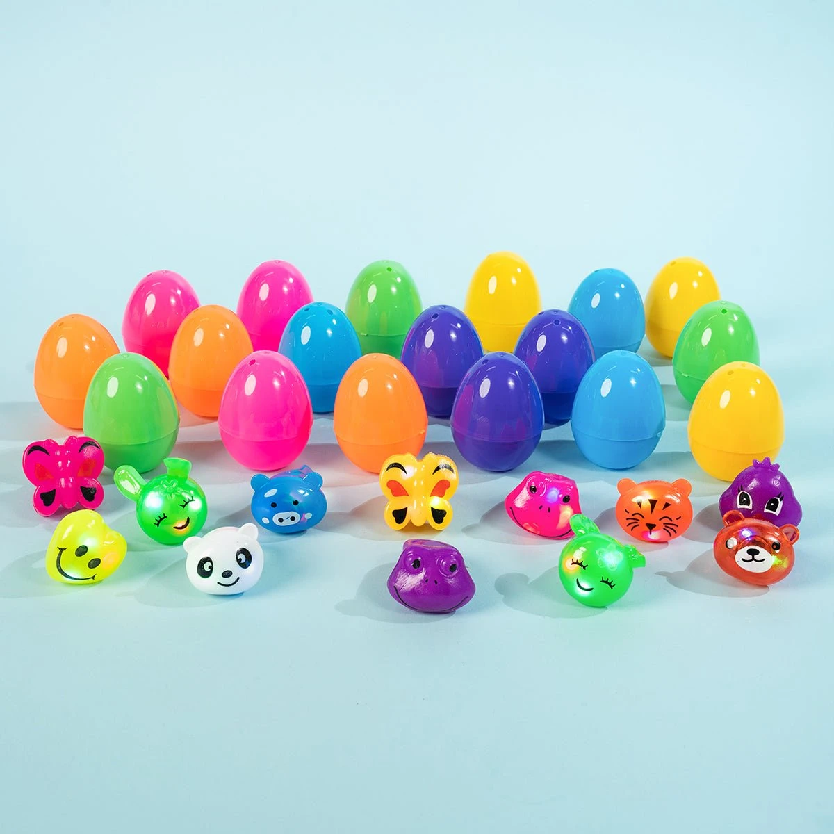 Easter Egg Prefilled With Light-Up Toy Rings 18pcs 3 Easter Egg Prefilled With Light-Up Toy Rings 18pcs