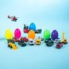 Bulk Easter Eggs Prefilled With Assorted Toy Cars 18pcs -Popfun easter egg surprise toy cars 127363