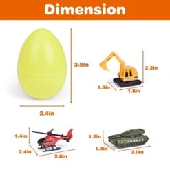 Bulk Easter Eggs Prefilled With Assorted Toy Cars 18pcs -Popfun easter egg surprise toy cars 323371