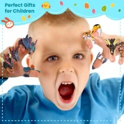 Easter Eggs Prefilled With Animal Rings 24pcs -Popfun easter eggs prefilled with animal rings 24 pcs 410396