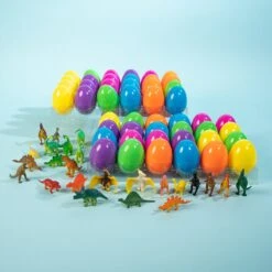 48 Pcs Easter Eggs Prefilled With Mini Toys Figures