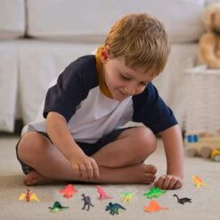 48 Pcs Easter Eggs Prefilled With Mini Toys Figures -Popfun easter eggs prefilled with dinosaur toys 48 pcs 720441