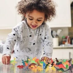 48 Pcs Easter Eggs Prefilled With Mini Toys Figures -Popfun easter eggs prefilled with dinosaur toys 48 pcs 893203