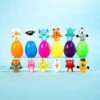 Easter Eggs With Animal Finger Puppets 12pcs -Popfun easter eggs with animal finger puppets 840822