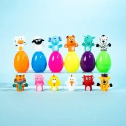 Easter Eggs With Animal Finger Puppets 12pcs