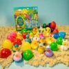 Easter Eggs With Rubber Duck Toys 18pcs -Popfun easter eggs with rubber duck toys 18 pcs 604103
