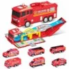 Electric Fire Carrier Truck -Popfun electric fire truck with carrier 260818