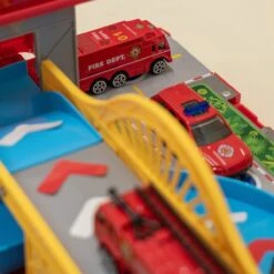 Electric Fire Carrier Truck -Popfun electric fire truck with carrier 789154