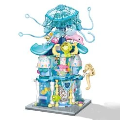 700PCS Fantasy Aquarium Building Blocks Set -Popfun fantasy aquarium building blocks set 362059