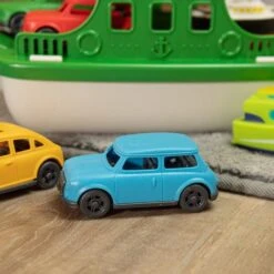 Toy Boat Bath Toys For Toddlers With 4 Mini Car Toys And 4 Bath Boat Squirters, Kids Ferry Boat For Bathtub Bathroom Pool Beach Toys -Popfun ferry bath toy boat 553377