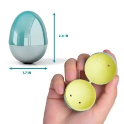 Fillable Metallic Easter Eggs 48pcs -Popfun fillable metallic easter eggs 48 pcs 256802