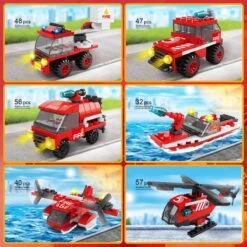 Fire Rescue Cars Building Blocks -Popfun fire rescue cars building blocks 237227