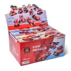 Fire Rescue Cars Building Blocks -Popfun fire rescue cars building blocks 872661