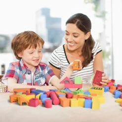 Foam Building Blocks For Kids (108pcs) -Popfun foam building blocks for kids 108 pcs 480389