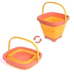 Foldable Buckets Beach Toys Set -Popfun foldable buckets beach toys set 893072