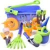 Garden & Beach Tool Toys Set With Wagon -Popfun garden beach tool toys set with wagon 181361
