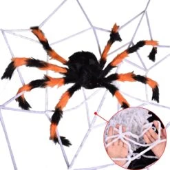Giant Orange And Black Widow Haven